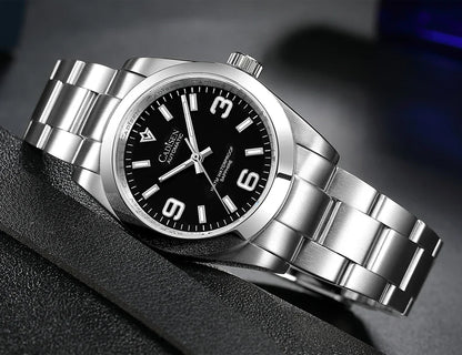 Cadisen C8213 Oyster Watch 36MM NH35 AR Sapphire BGW9 Lume 100M Waterproof