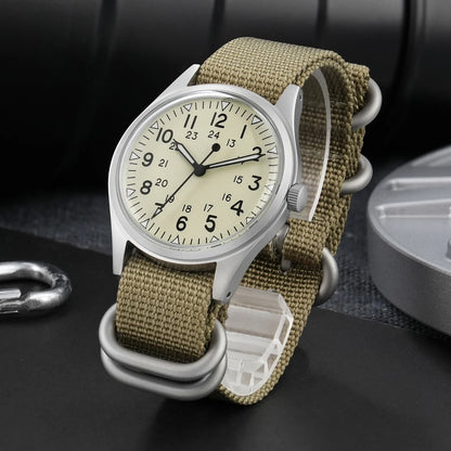 Militado ML07 Military Watch VH31 Quartz Sapphire Luminous AR Coating 10bar