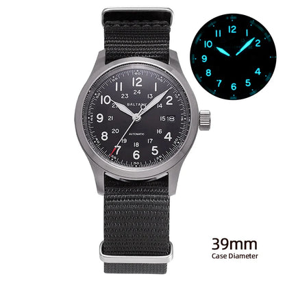 Field Watch WFP001 Customizable 10ATM Waterproof 39mm  NH35 Automatic Ar Sapphire Swiss lume