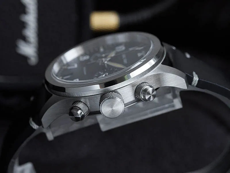 Customizable watch Baltany Military Chronograph watch S5057 Retro Quartz VK64 10ATM  Swiss Lume AR Sapphire