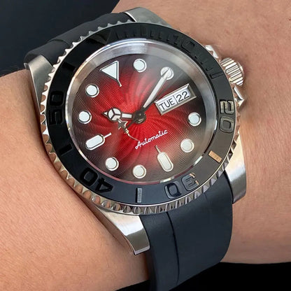 Tandorio Yacht Master Watch TD269B 40mm  NH36A Movement 200M luminous  Sapphire