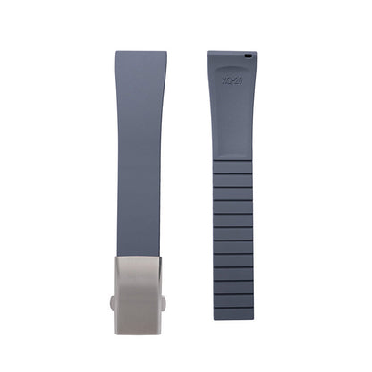 Cut-to-Size FKM Rubber Watch Strap 18mm/20mm/21mm/22mm