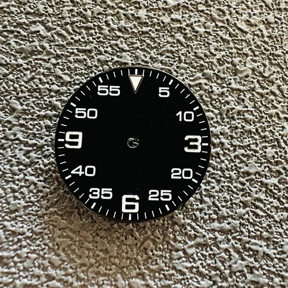 AIr King29mm Watch Dial Set Green Luminous Watch Accessories Watch Faces+hands for 8215/ 8200/ 8205/ 821A/ 2813 Movement - Tandorio Watches