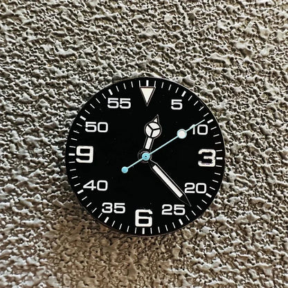 AIr King29mm Watch Dial Set Green Luminous Watch Accessories Watch Faces+hands for 8215/ 8200/ 8205/ 821A/ 2813 Movement - Tandorio Watches