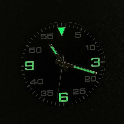 AIr King29mm Watch Dial Set Green Luminous Watch Accessories Watch Faces+hands for 8215/ 8200/ 8205/ 821A/ 2813 Movement - Tandorio Watches