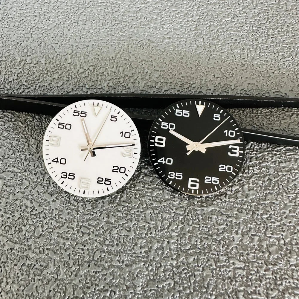 AIr King29mm Watch Dial Set Green Luminous Watch Accessories Watch Faces+hands for 8215/ 8200/ 8205/ 821A/ 2813 Movement - Tandorio Watches