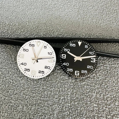 AIr King29mm Watch Dial Set Green Luminous Watch Accessories Watch Faces+hands for 8215/ 8200/ 8205/ 821A/ 2813 Movement - Tandorio Watches