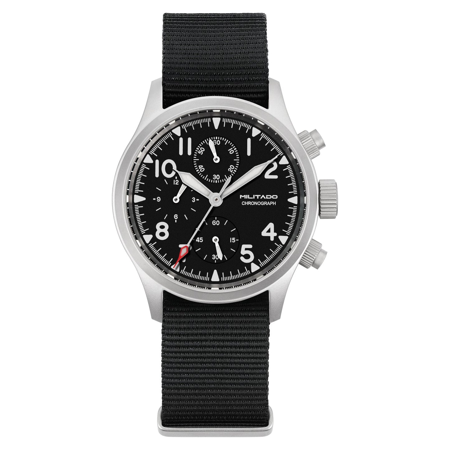 Militado 39mm Retro Chronograph Watch Military Watch ML1868