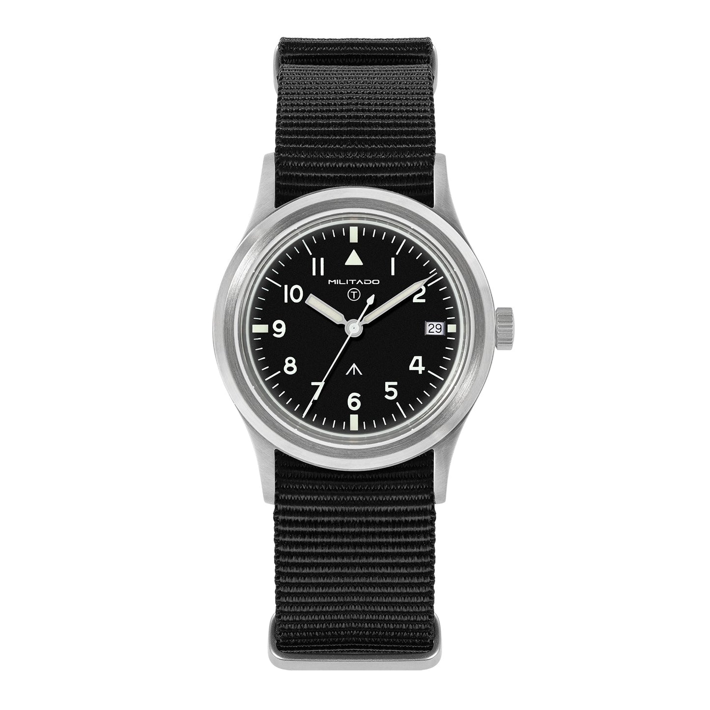 Militado 36mm Retro Military Watch VH31/VH65 Sweeping Hand ML14 V2