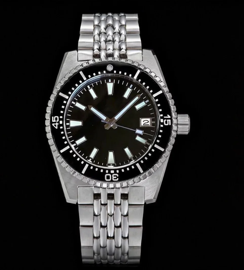 40mm 62mas Diving Watch Mod WristFull D303 TMI NH35 Automatic Texture Dial AR Sapphire 10Bar