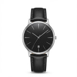 Miyota 9015 Pilot Watch WristFull P601 Leather Strap 40mm Polished  Sapphire 3ATM Dress minimalist