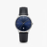 Miyota 9015 Pilot Watch WristFull P601 Leather Strap 40mm Polished  Sapphire 3ATM Dress minimalist