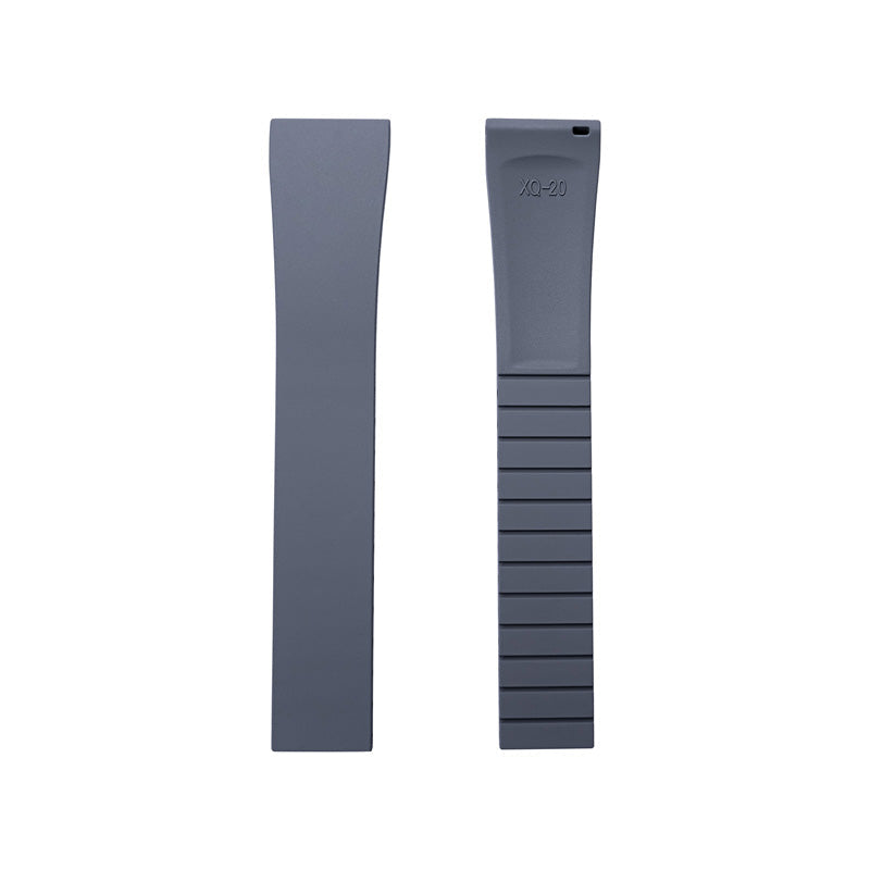 Cut-to-Size FKM Rubber Watch Strap 18mm/20mm/21mm/22mm