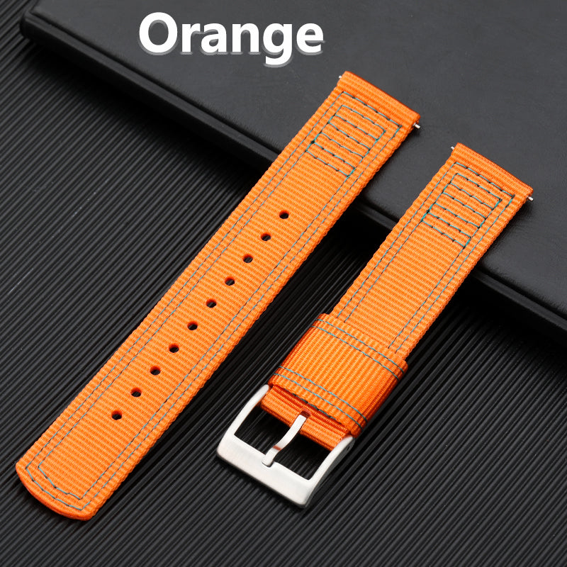 Premium Quality Nylon Fabric Strap for Military Watch 20mm 22mm
