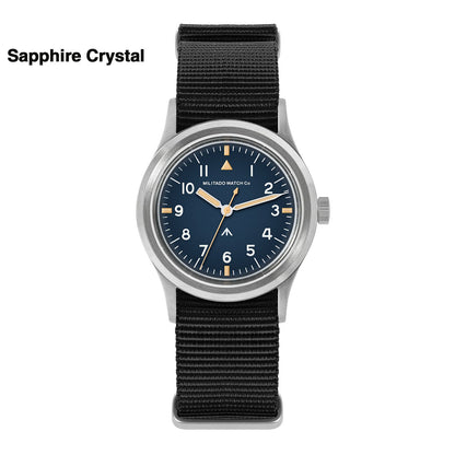 Militado 36mm Retro Military Watch VH31/VH65 Sweeping Hand ML14 V2