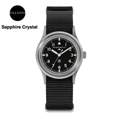 Militado 36mm Retro Military Watch VH31/VH65 Sweeping Hand ML14 V2