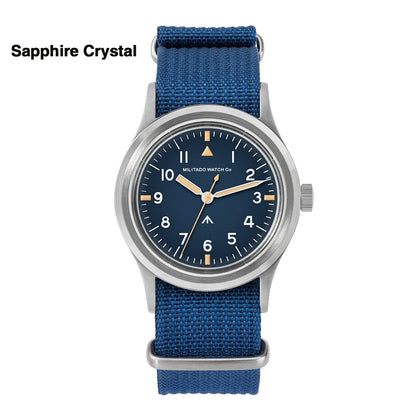 Militado 36mm Retro Military Watch VH31/VH65 Sweeping Hand ML14 V2