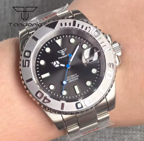 Tandorio Yachtmaster TD243B NH35A 40mm 20BAR Dive Watch Sapphire Rotating Bezel