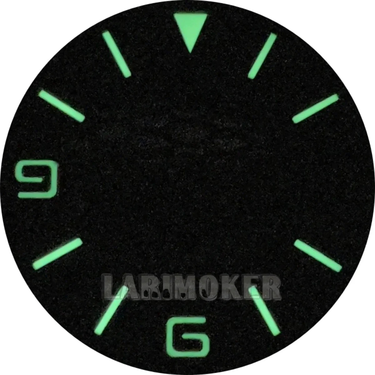 honeycomb texture watch dial is 29mm green luminous suitable for replacing parts of NH35 and NH36 movements - Tandorio Watches
