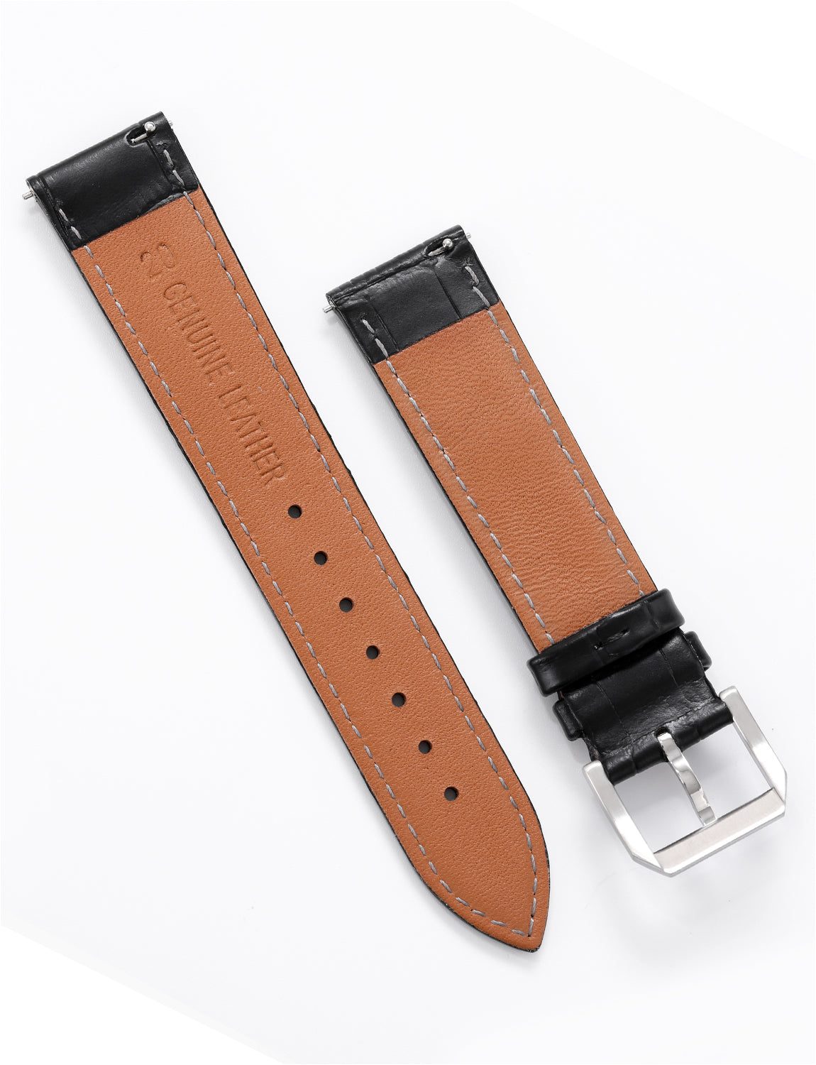 Easy Release Soft Leather Band 20mm