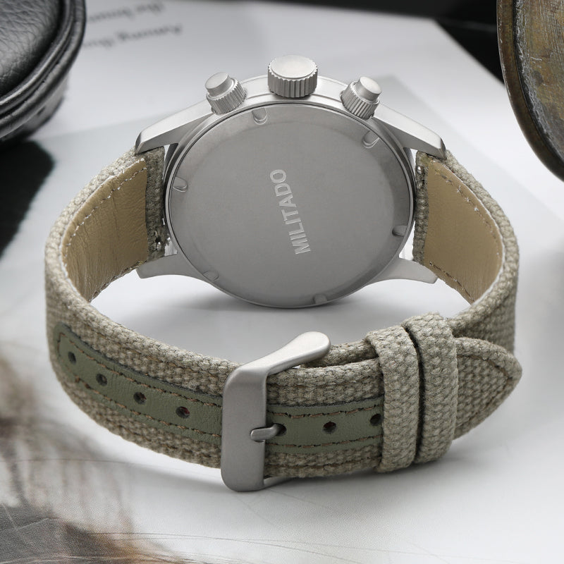 Militado Retro VK61 Quartz Chronograph Watch ML1868