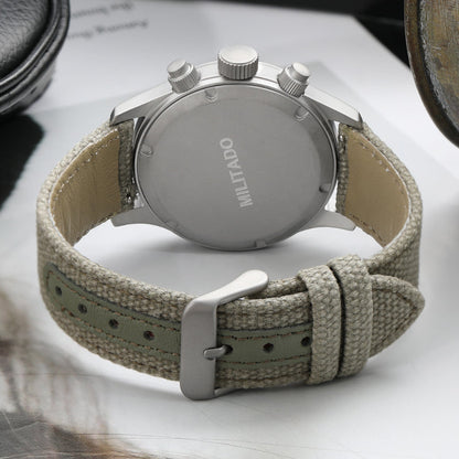 Militado Retro VK61 Quartz Chronograph Watch ML1868