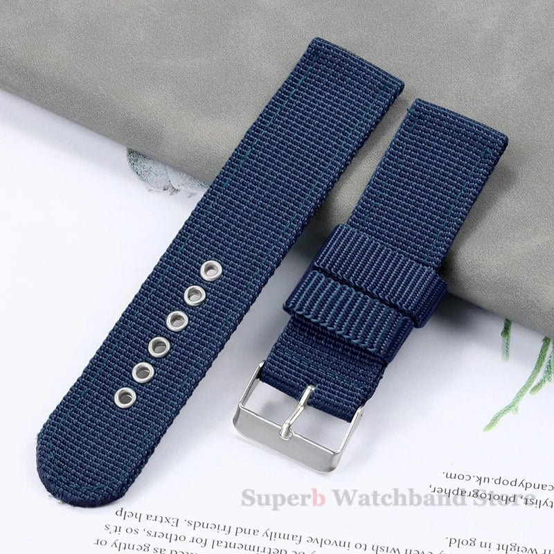 Nylon Canvas Watch Band 16mm 18mm 20mm 22mm Woven Soft Belt Universal Bracelet for Men Women Sport Quick Release Wrist Band - Tandorio Watches