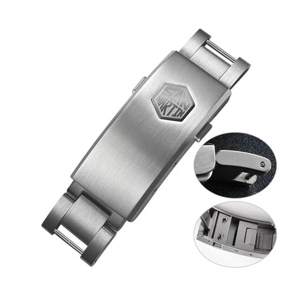 Peer with big name San Martin New Fly Adjustable Clasp Watch Parts Bracelet Clasp For 16mm Specified Model Buckle Folding Clasp Non - universal - Tandorio Watches