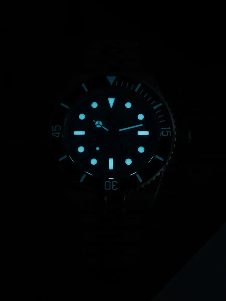 San Martin Diver SN0133 40mm NH35 Automatic AR Sapphire Bezel J - type Bracelet Waterproof 200m Swiss Lume - Tandorio Watches