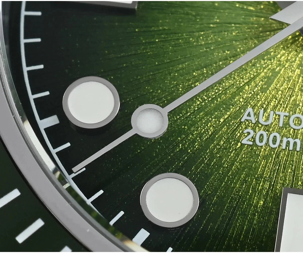 San Martin Diver SN0148G 40mm Miyota 9015 Automatic Enamel Sunburst Dial 20bar Ar Sapphire BGW9 Lume - Tandorio Watches