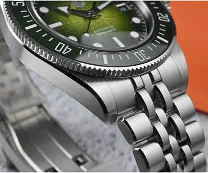 San Martin Diver SN0148G 40mm Miyota 9015 Automatic Enamel Sunburst Dial 20bar Ar Sapphire BGW9 Lume - Tandorio Watches