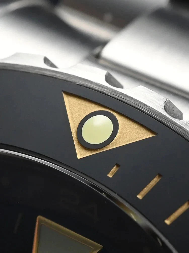 San Martin GMT Dive Watch SN0136 39mm NH34 Automatic Sunburst Enamel Dial AR Sapphire C3 Green Luminous - Tandorio Watches