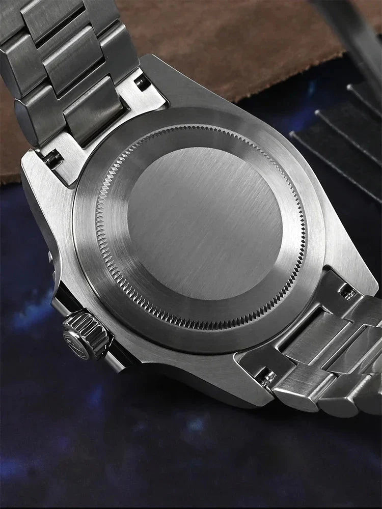 San Martin GMT Dive Watch SN0136 39mm NH34 Automatic Sunburst Enamel Dial AR Sapphire C3 Green Luminous - Tandorio Watches