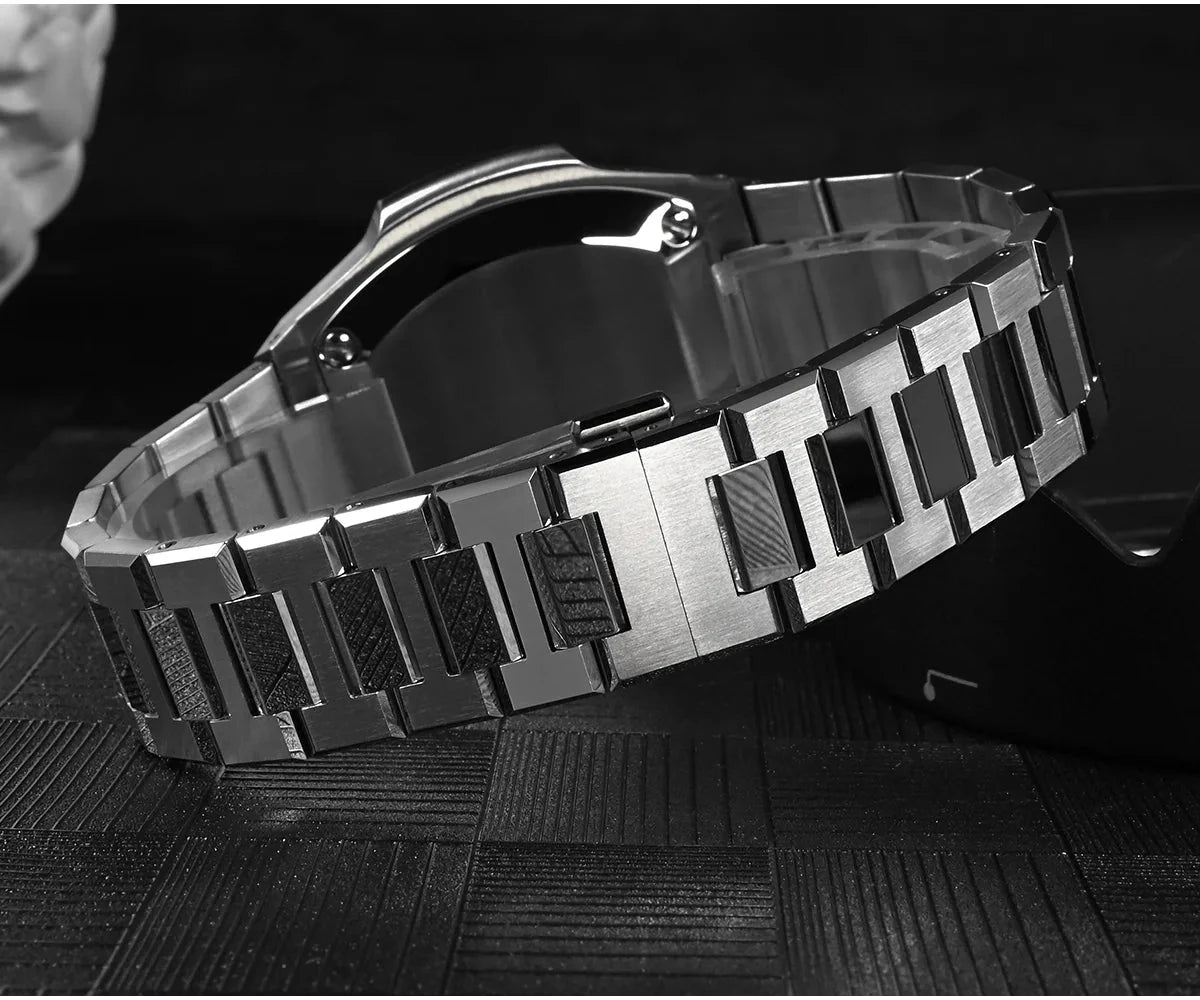 San Martin Nautilus MOD SN0075G 43mm Sw200 PT5000 Automatic AR Sapphire 20 ATM BGW - 9 - Tandorio Watches