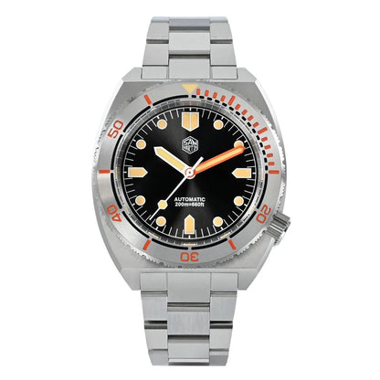 San Martin SN0067 40mm Diver Watch YN55 Automatic AR Sapphire 20Bar Swiss Lume - Tandorio Watches