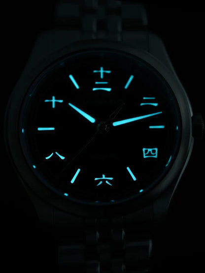 San Martin SN0144 39mm Gada Watch Sunburst JianZhan Miyota 90S5 Automatic Ar Sapphire Swiss Lume 10Bar - Tandorio Watches