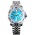 Tandorio 40mm Diver MOP Ice Blue Dial NH35 Automtic Sapphire 20bar TD003 - Tandorio Watches