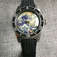 surfing dial watch