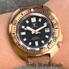 Tandorio 44mm Real Bronze Turtle Dive NH35 pt5000 Movement Sunburst 20bar Sapphire - Tandorio Watches