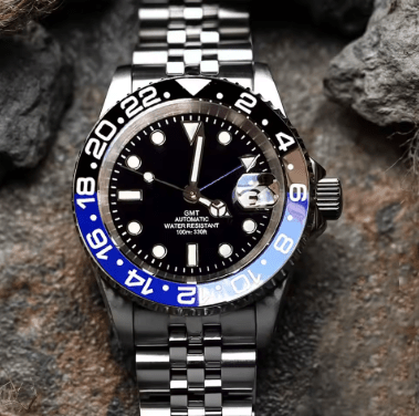 Tandorio GMT Watch TD258B Luminous 40mm NH34A Automatic 20BAR Sapphire - Tandorio Watches