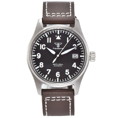 Tandorio NH35A Automatic 39mm Pilot 200m Waterproof Sapphire Crystal TD012 - Tandorio Watches