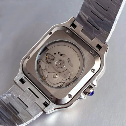 Tandorio Square Watch TD303G Two Tone 38mml 5ATM Waterproof NH35A Automatic Sapphire Glass Back - Tandorio Watches