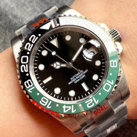 green-black bezel