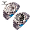 Tandorio TD331S Skeleton engineer watch NH70 Automatic Sapphire Diver 20bar - Tandorio Watches