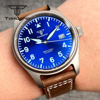 blue logo dial
