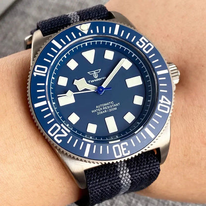 Titanium Diver Tandorio FXD TD267 42mm NH35 PT5000 Automatic Sapphire 200M Dive Watches Luminous Montres hommes Luminous - Tandorio Watches