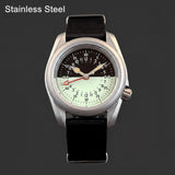 Titanium Watch Wristfull 3801 3.8 SKX Mod Sandblast NH34 GMT 40mm Sapphire 20Bar Half Lume