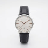 Miyota 9015 Pilot Watch WristFull P601 Leather Strap 40mm Polished  Sapphire 3ATM Dress minimalist